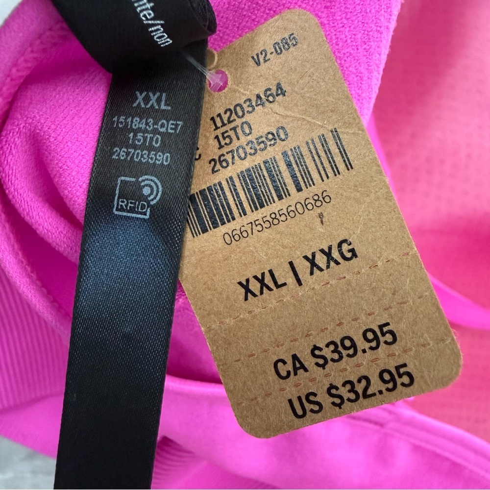 Women’s PINK Active Seamless Lightly Lined Sports Bra Adjustable Plus Size XXL - Picture 9 of 16